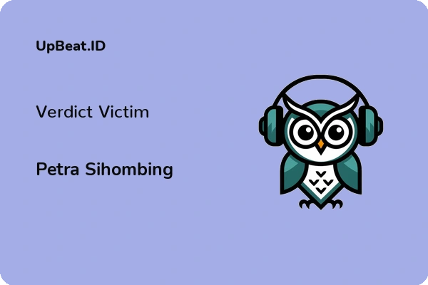 Cover Lirik Lagu Verdict Victim Petra Sihombing Dan Maknanya