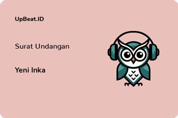 Lirik Lagu Yeni Inka – Surat Undangan